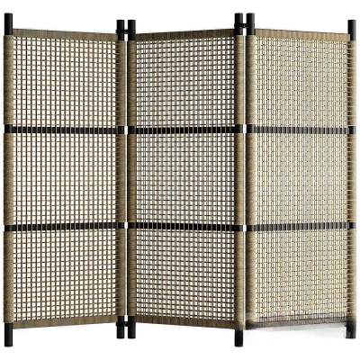 FLEXFORM现代折叠编织屏风 编织屏风 绳艺屏风 折叠屏风